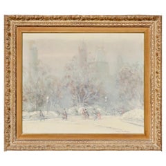 Johann Berthelsen Central Park New York sous neige