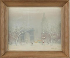 Johann Berthelsen "Winter in Washington Square Park New York"