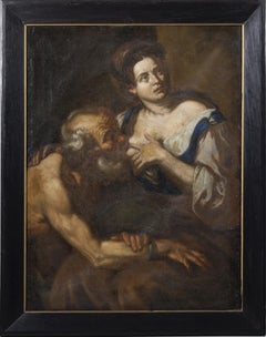JOHANN CARL LOTH ("Carlotto") "Carlo Lotti") - "Caritas Romana" - Olio su tela