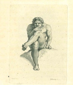 Portrait - Original Etching by Johann Caspar Lavater - 1810