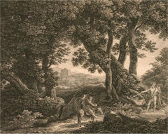 Johann Christian Reinhart (1761-1847) - 1807 Engraving, Balaam's Donkey