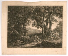 Johann Christian Reinhart (1761-1847) - 1807 Engraving, Balaam's Donkey