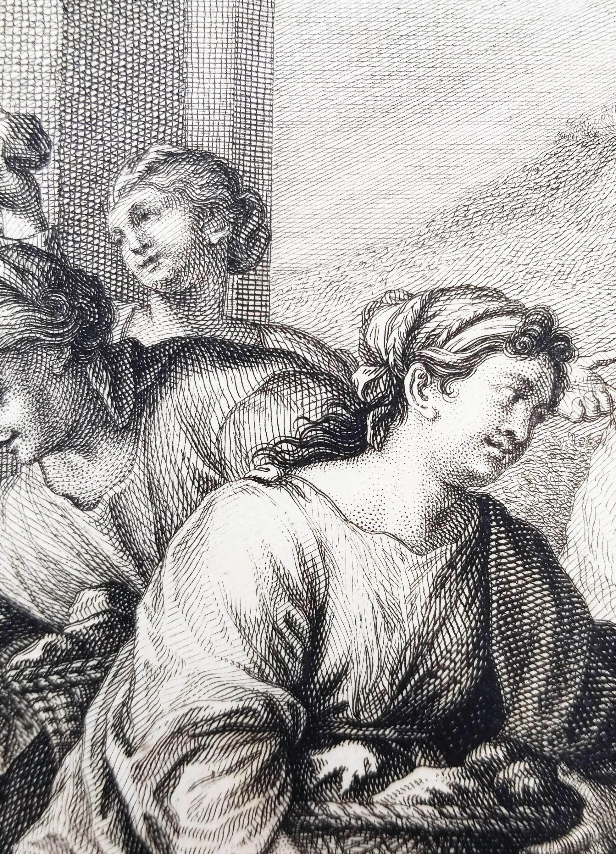 Meridies; Der Mittag (Mediodía; El Mediodía) /// Johann Daniel Preissler Viejo Maestro en venta 10