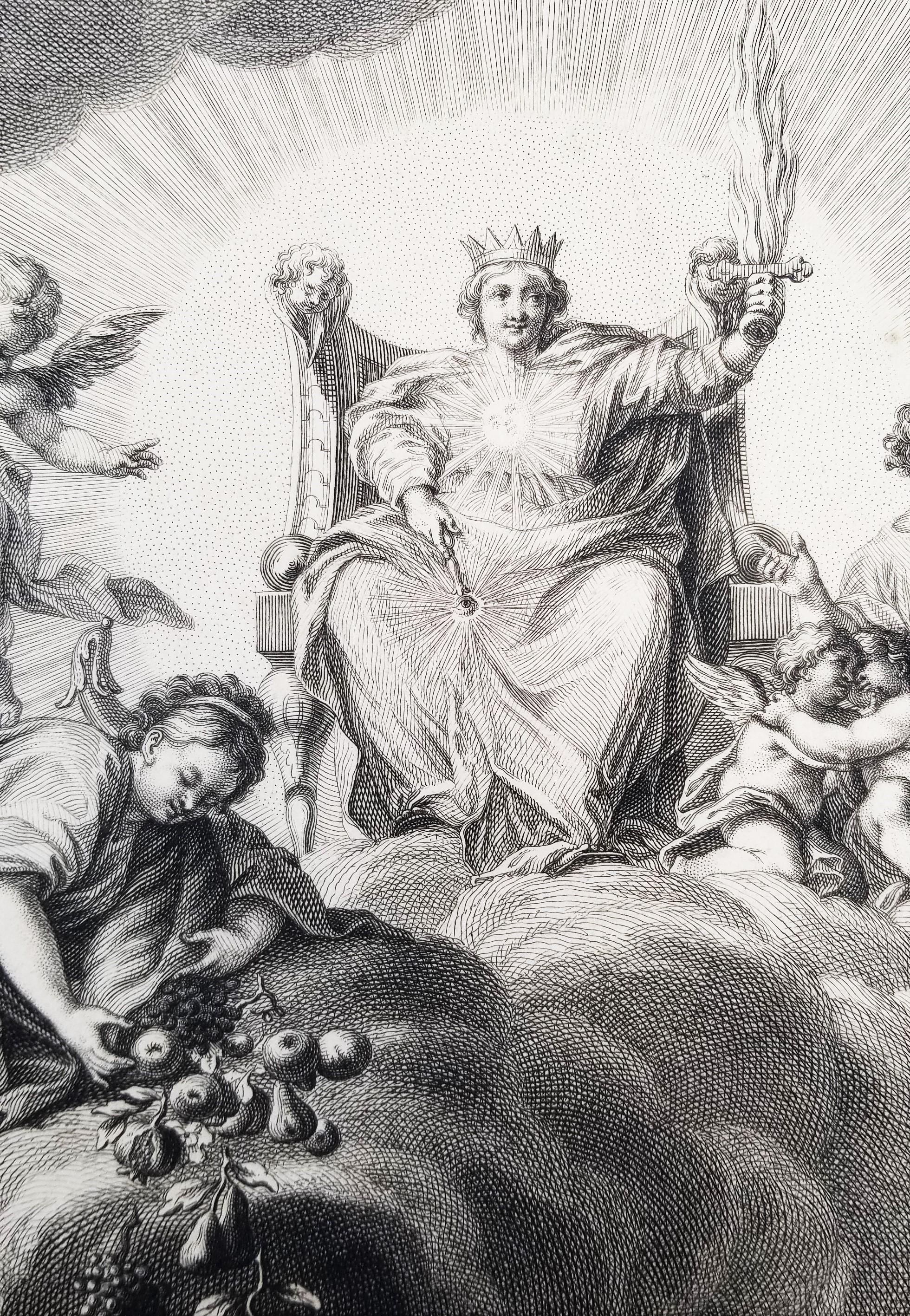 Meridies; Der Mittag (Mediodía; El Mediodía) /// Johann Daniel Preissler Viejo Maestro en venta 11