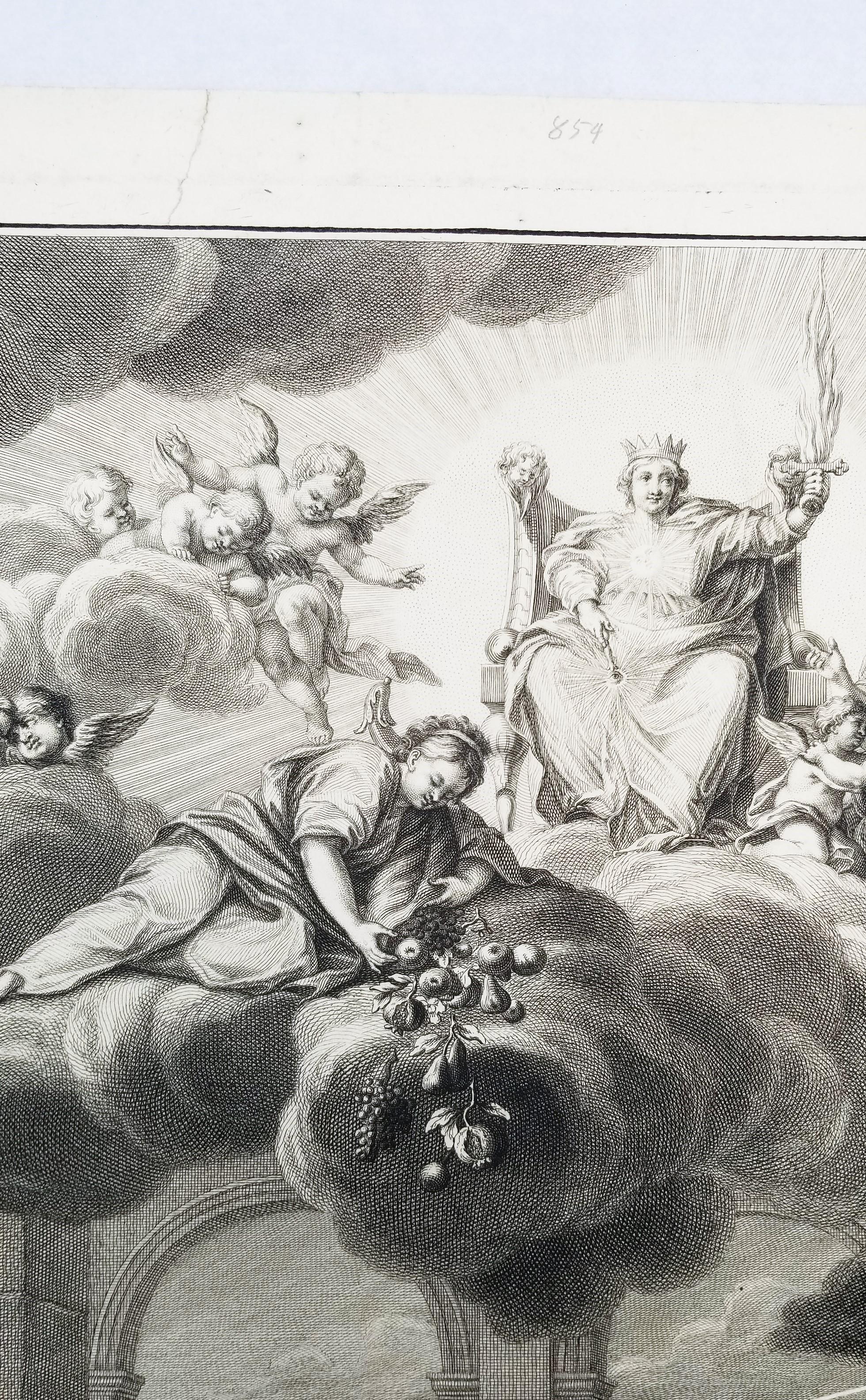 Meridies; Der Mittag (Mediodía; El Mediodía) /// Johann Daniel Preissler Viejo Maestro en venta 7