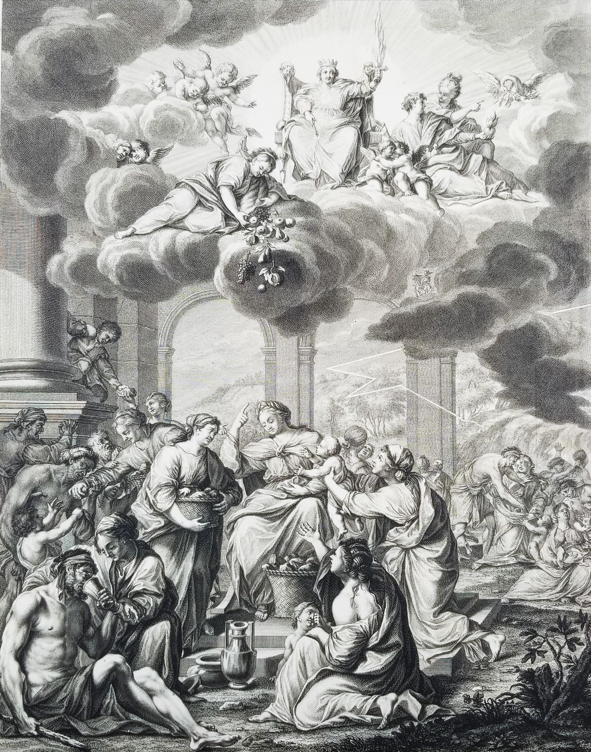 Meridies; Der Mittag (Mediodía; El Mediodía) /// Johann Daniel Preissler Viejo Maestro