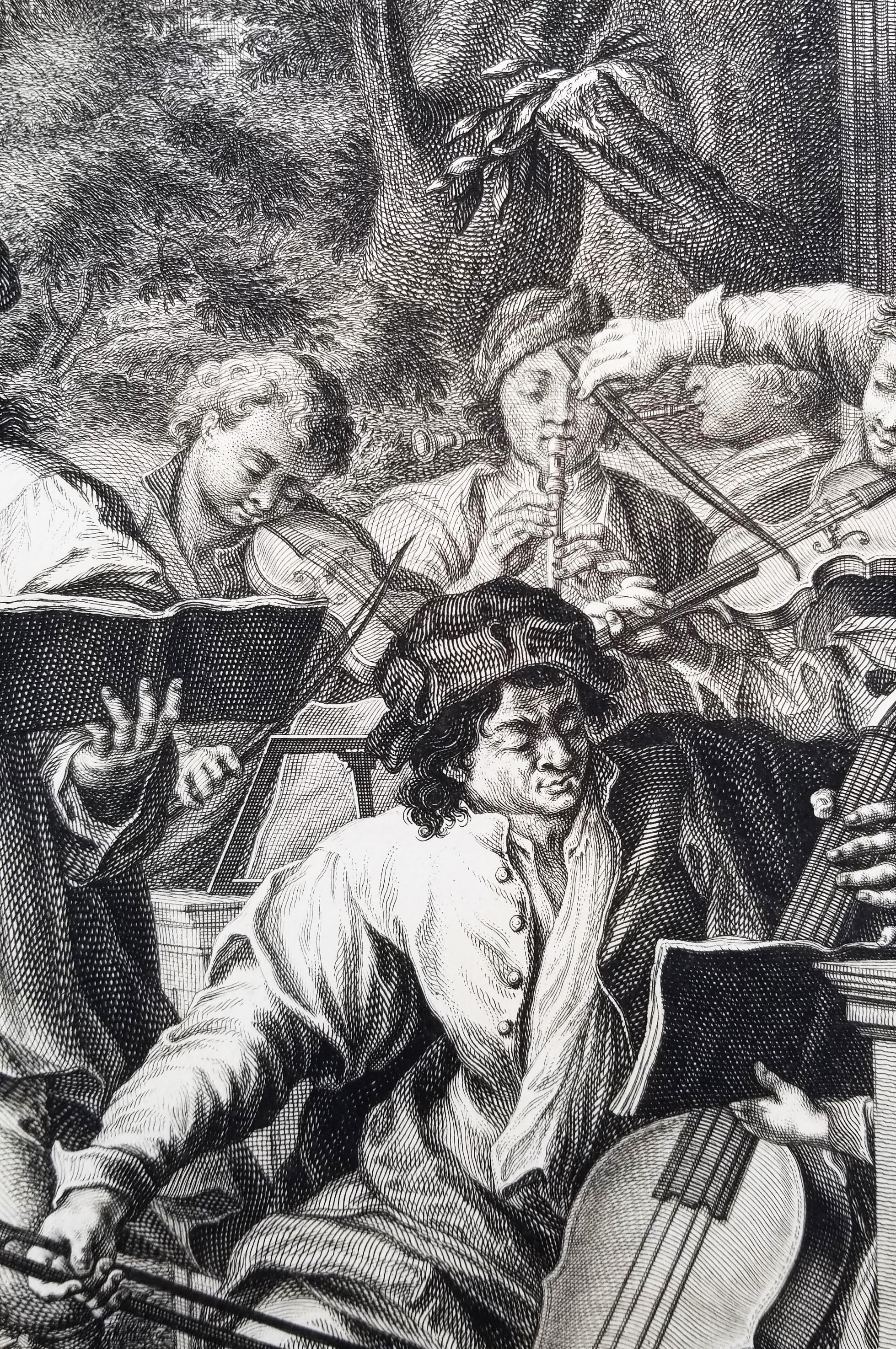 Vespera; Der Abend (Abend; Der Abend) /// Johann Daniel Preissler Alter Meister im Angebot 11