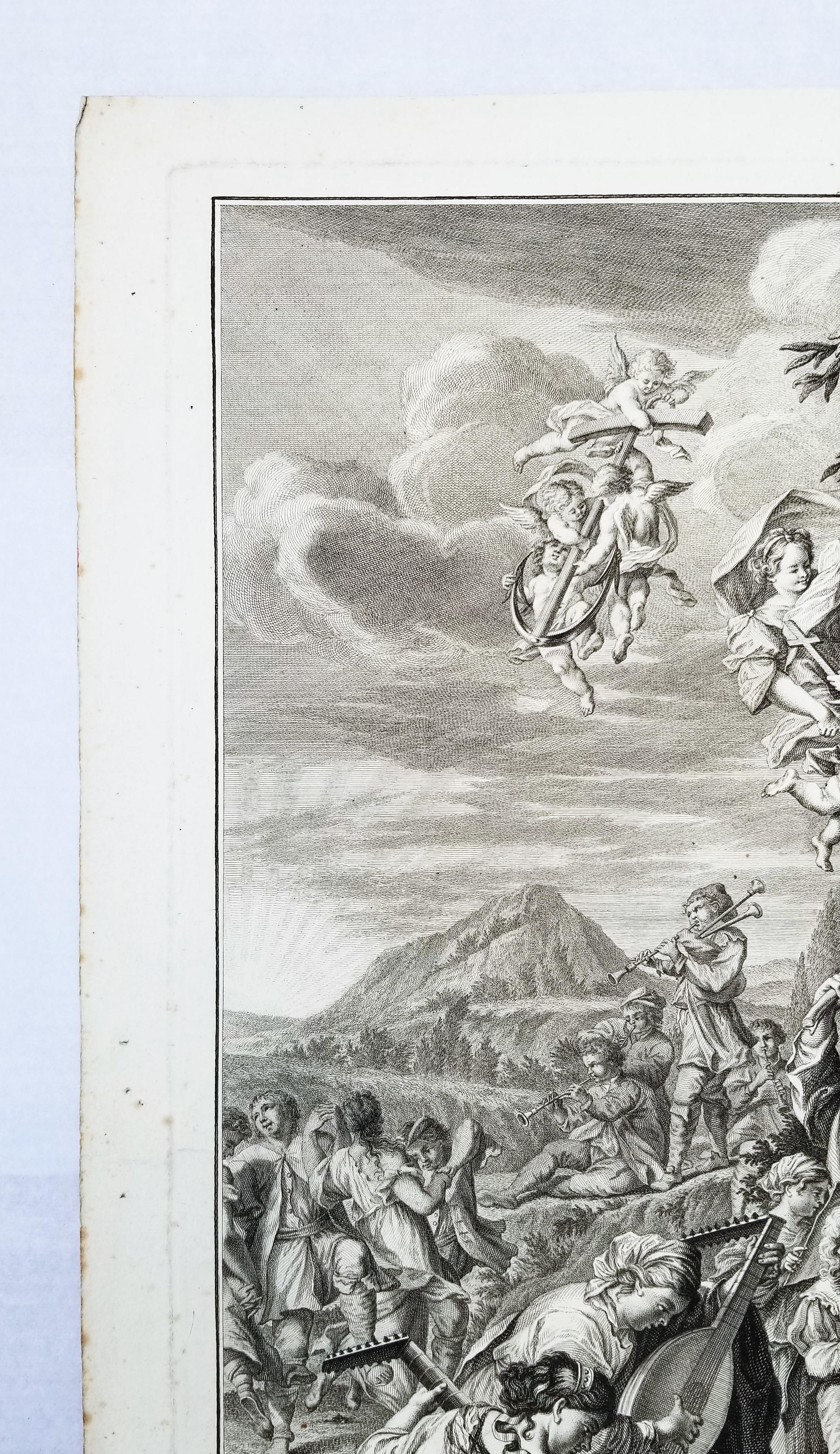 Vespera; Der Abend (Abend; Der Abend) /// Johann Daniel Preissler Alter Meister im Angebot 4