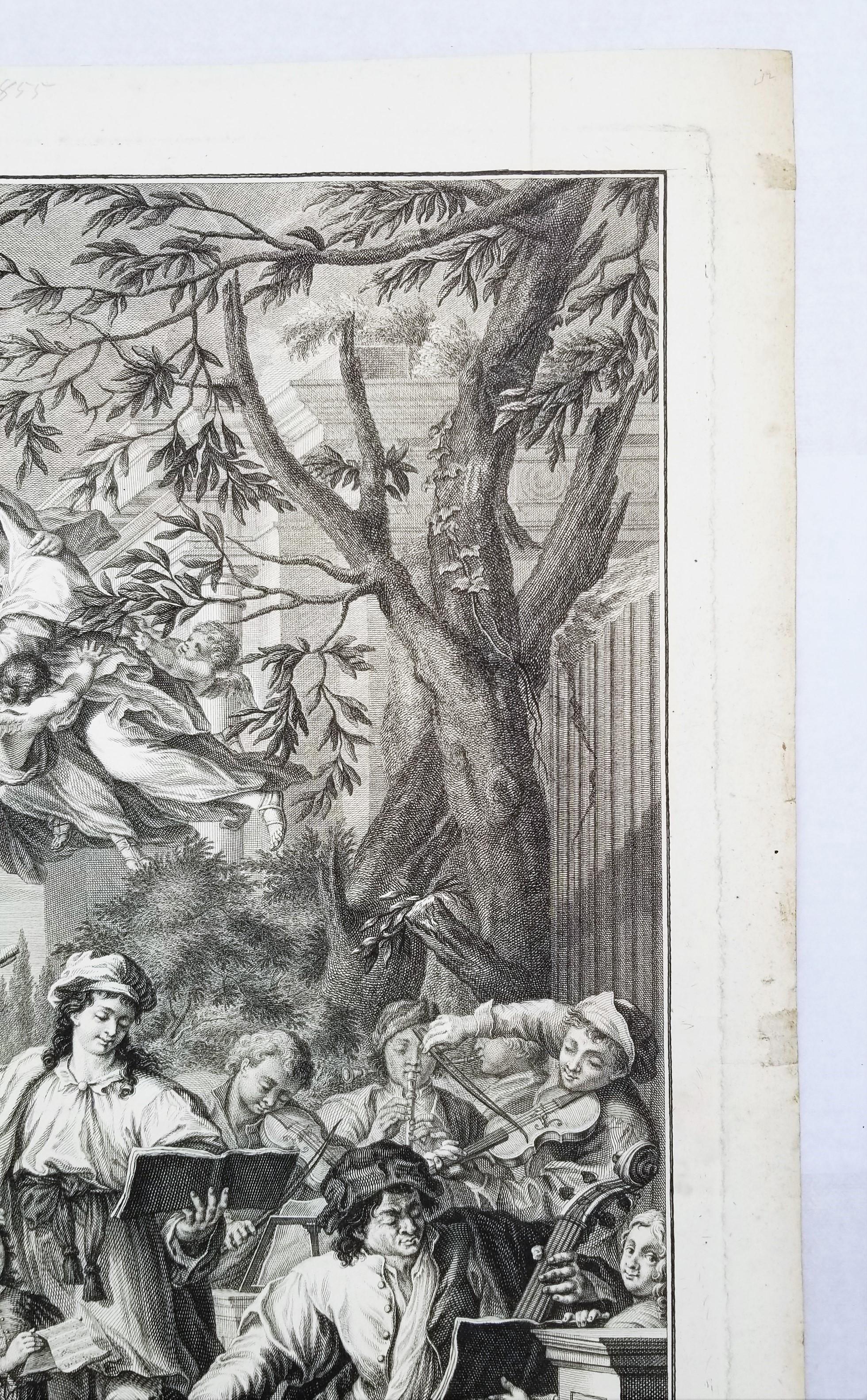 Vespera; Der Abend (Abend; Der Abend) /// Johann Daniel Preissler Alter Meister im Angebot 5