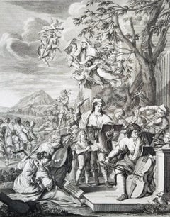 Vespera; Der Abend (La tarde; La noche) /// Johann Daniel Preissler Maestro antiguo