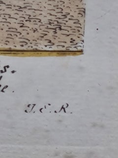 Hand Coloured 18th Century Copper engraving from "Small Riding School" No 32