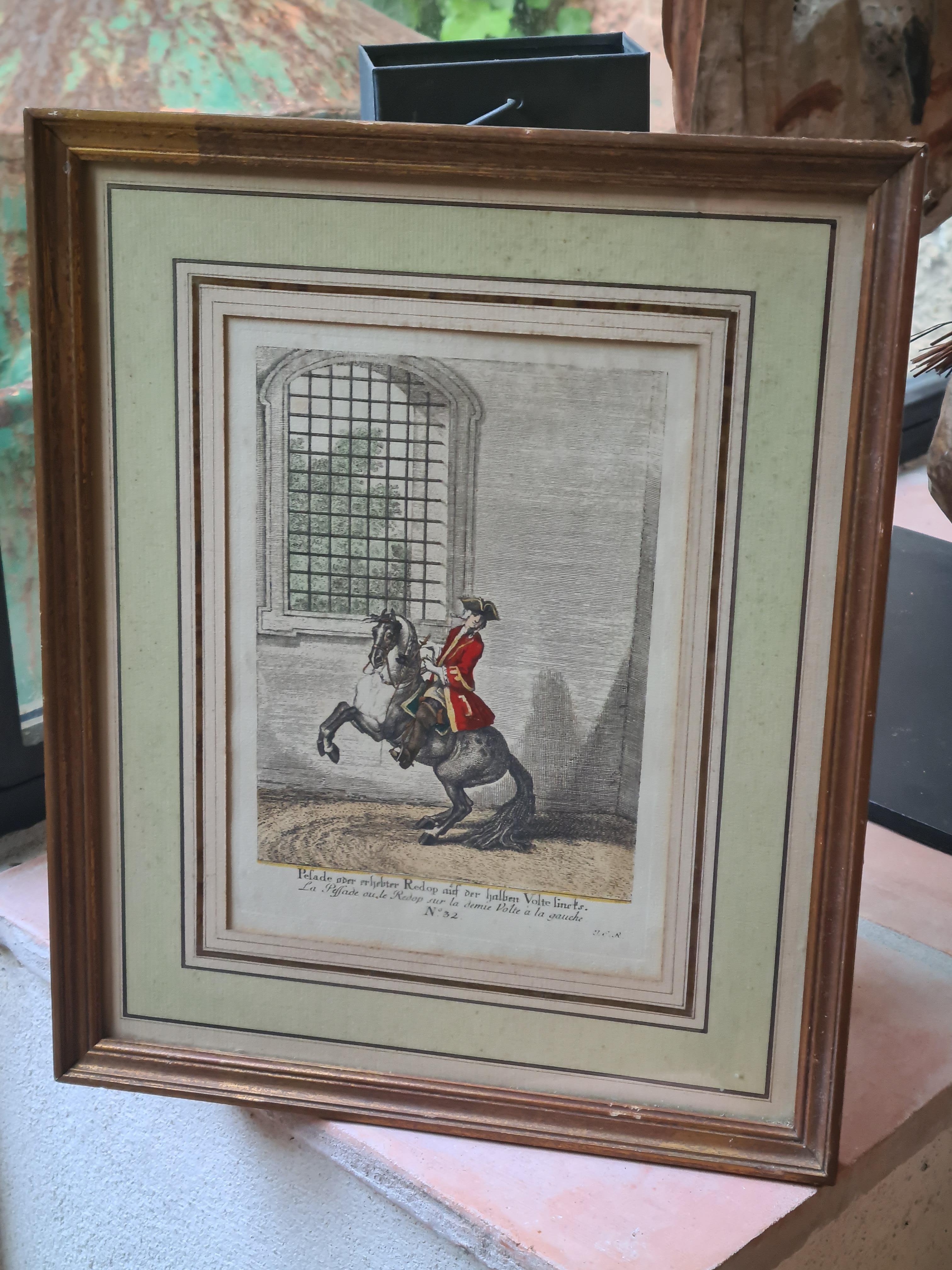 Hand Coloured 18th Century Copper engraving from 