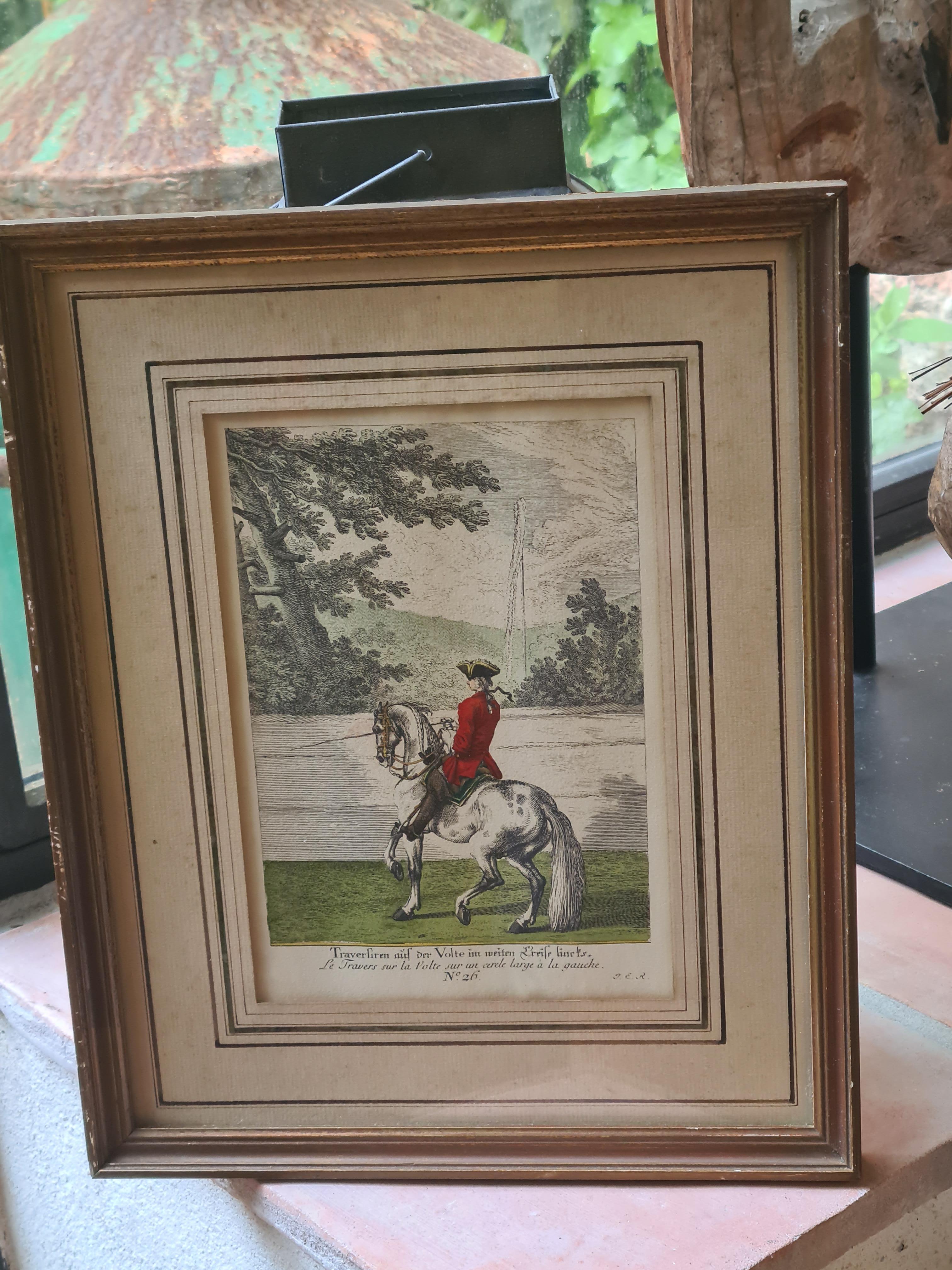 Two Hand Coloured 18th Century Engravings from 