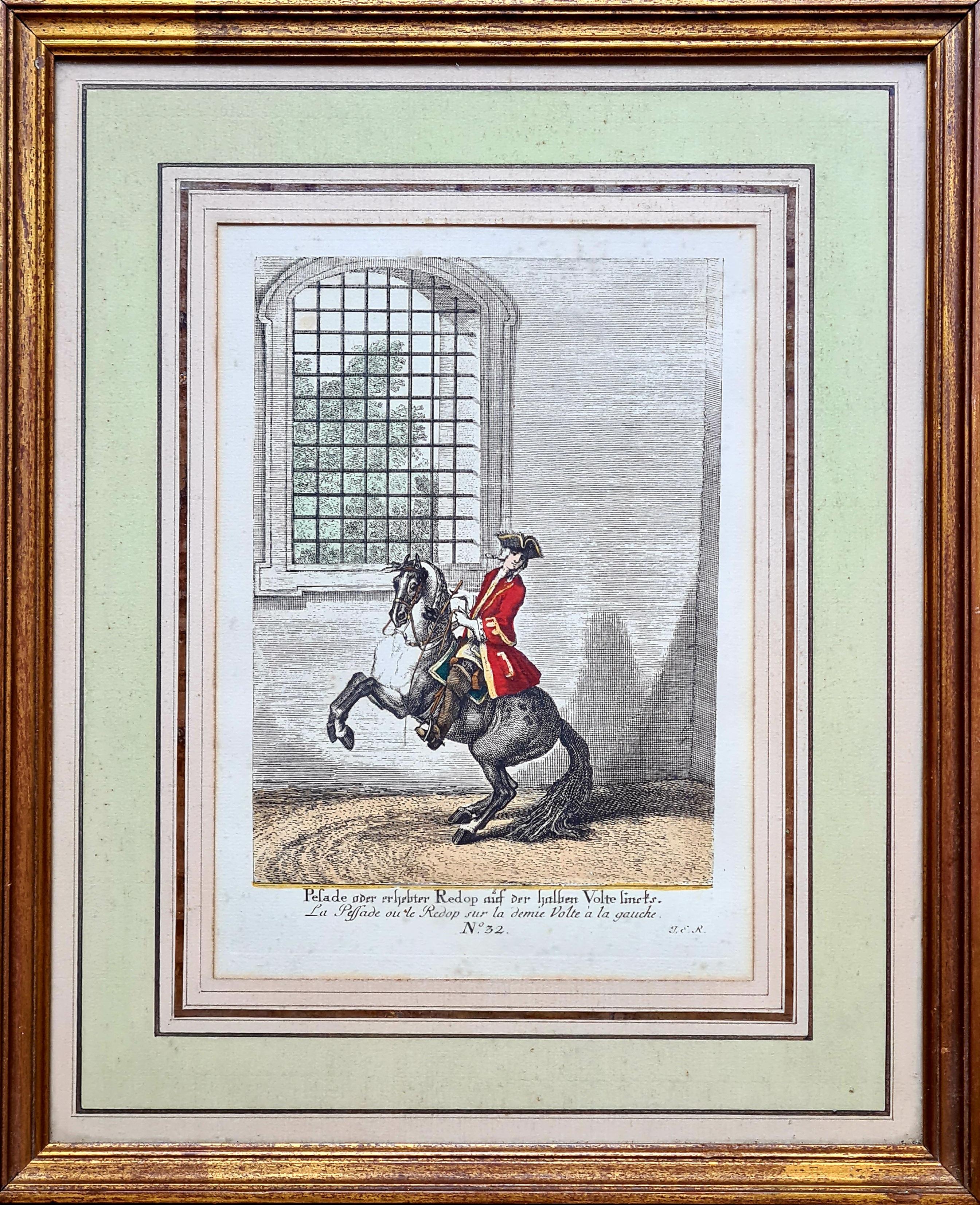Two Hand Coloured 18th Century Engravings from 