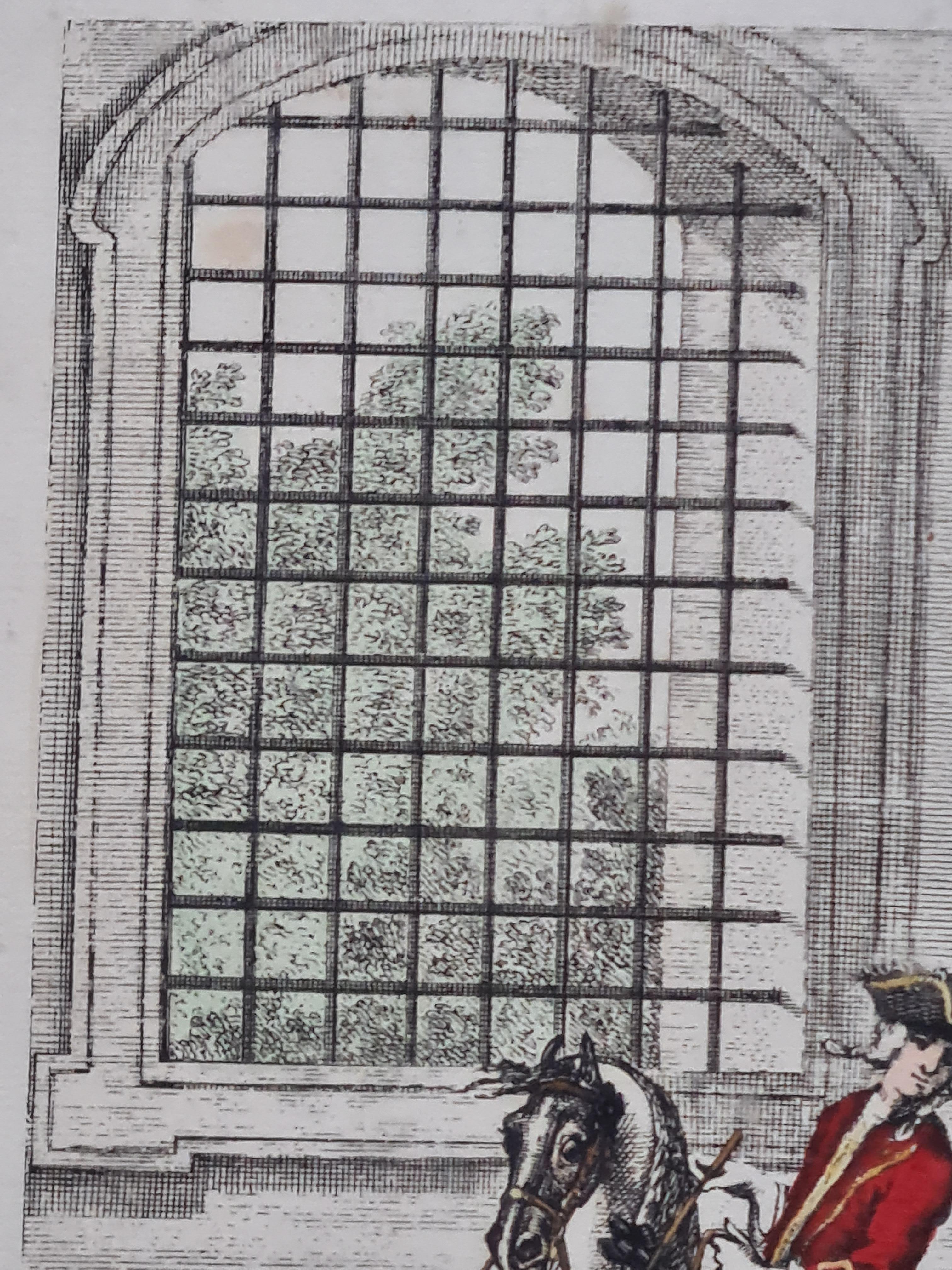Two Hand Coloured 18th Century Engravings from 