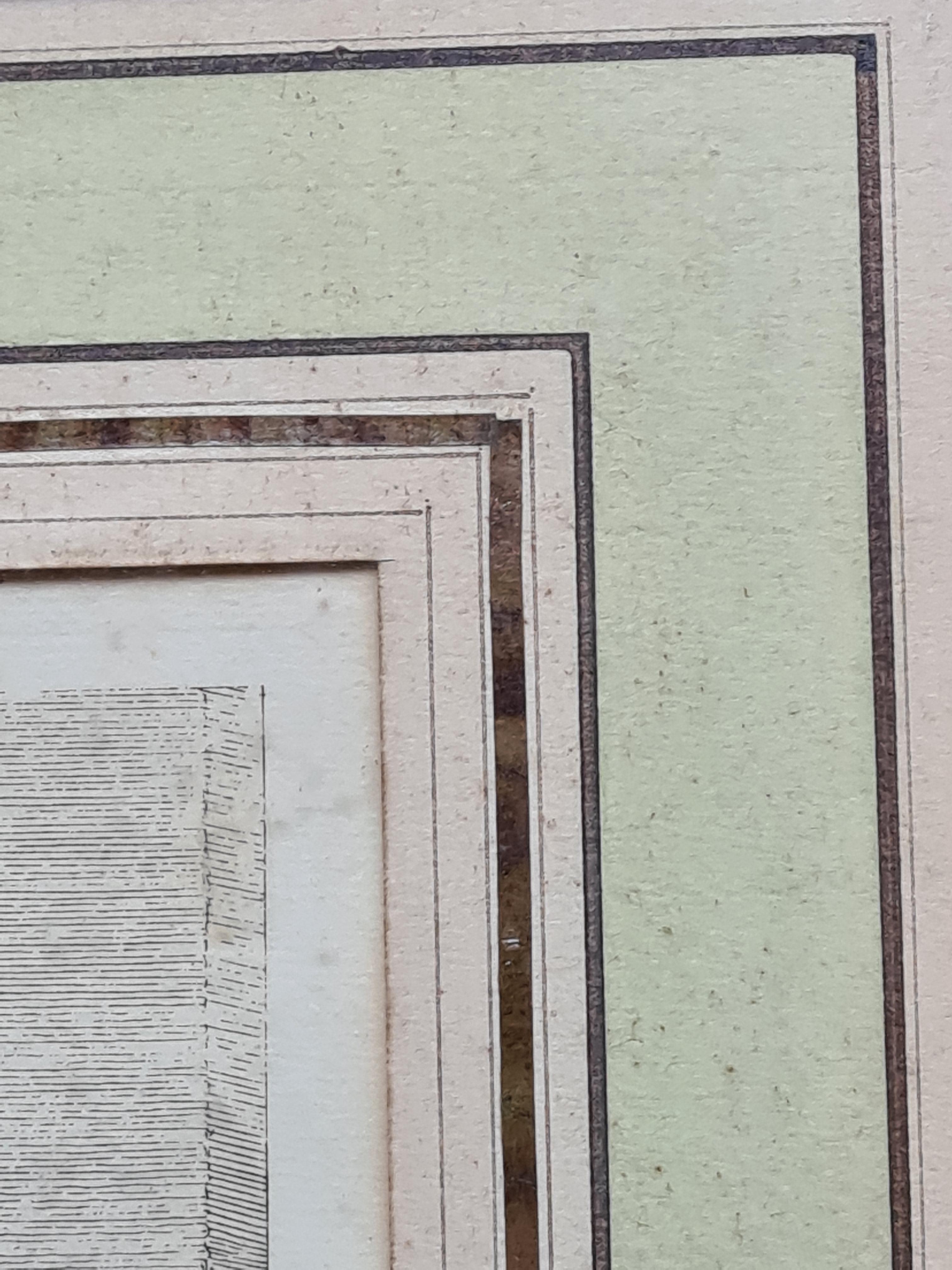 Two Hand Coloured 18th Century Engravings from 