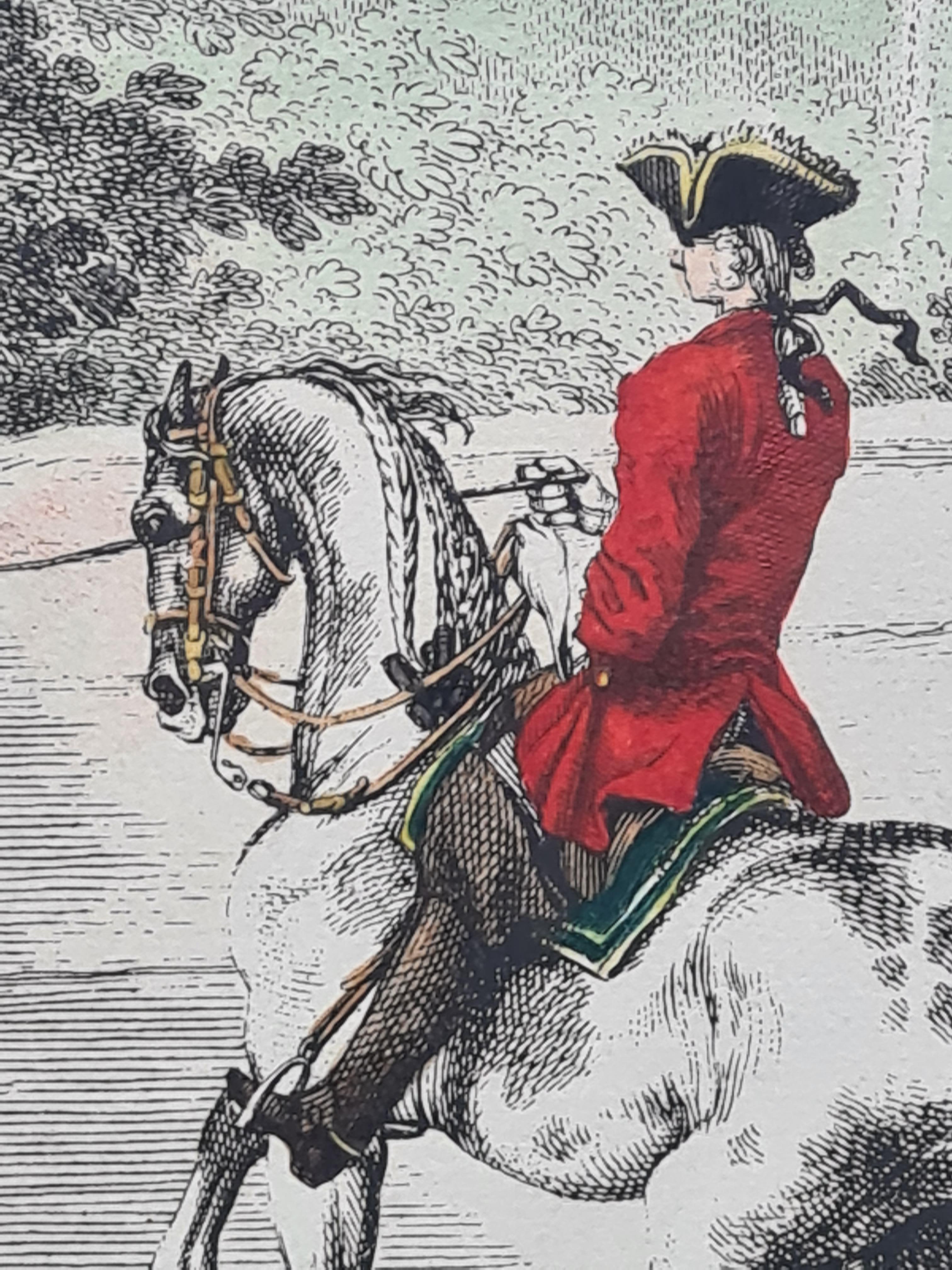 Two Hand Coloured 18th Century Engravings from 