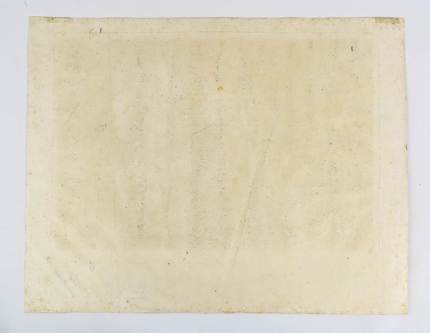 Kupferplattengravur aus dem 18. Jahrhundert von Johann Elias Ridinger „Der Fischotter“ 5