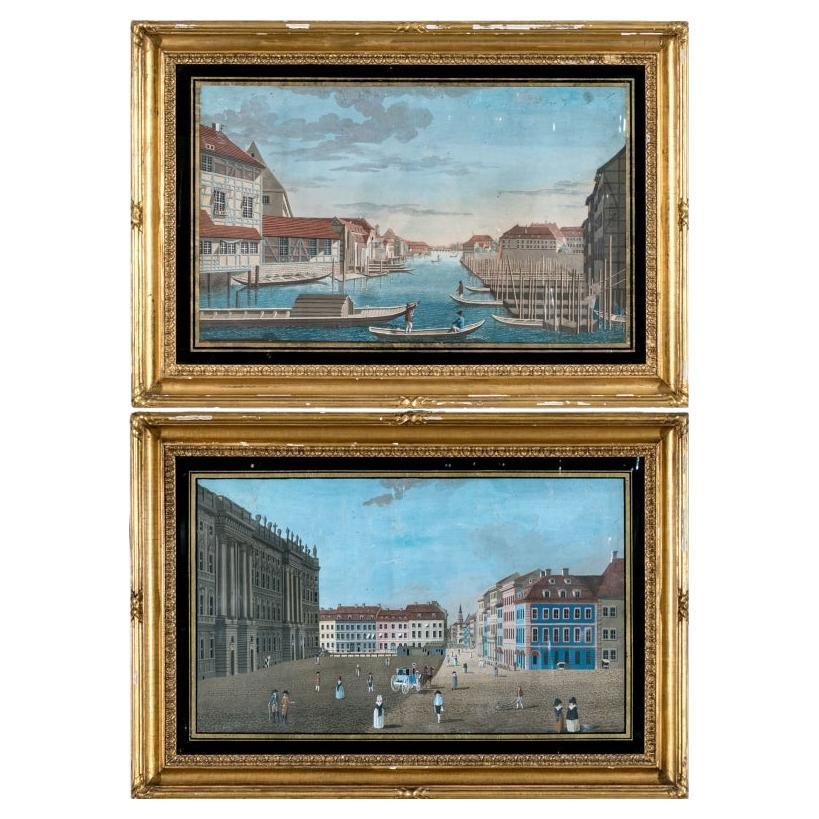 Johann Georg Rosenberg (1739-1808) Hand Colored Engravings, Berlin & Amsterdam