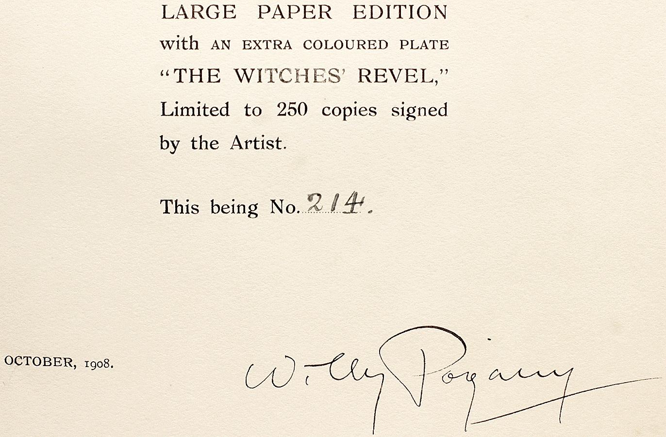 Johann GOETHE - Faust - LIMITED EDITION - SIGNED BY WILLY POGANY ! For Sale 3