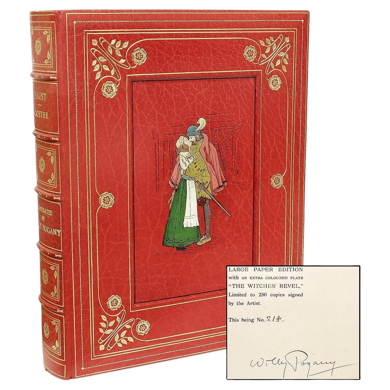 Johann GOETHE - Faust - LIMITED EDITION - SIGNED BY WILLY POGANY !