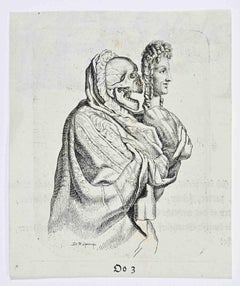 The Hypocrisy of Female Appearance - Etching by Johann Heinrich Lips - 1780s