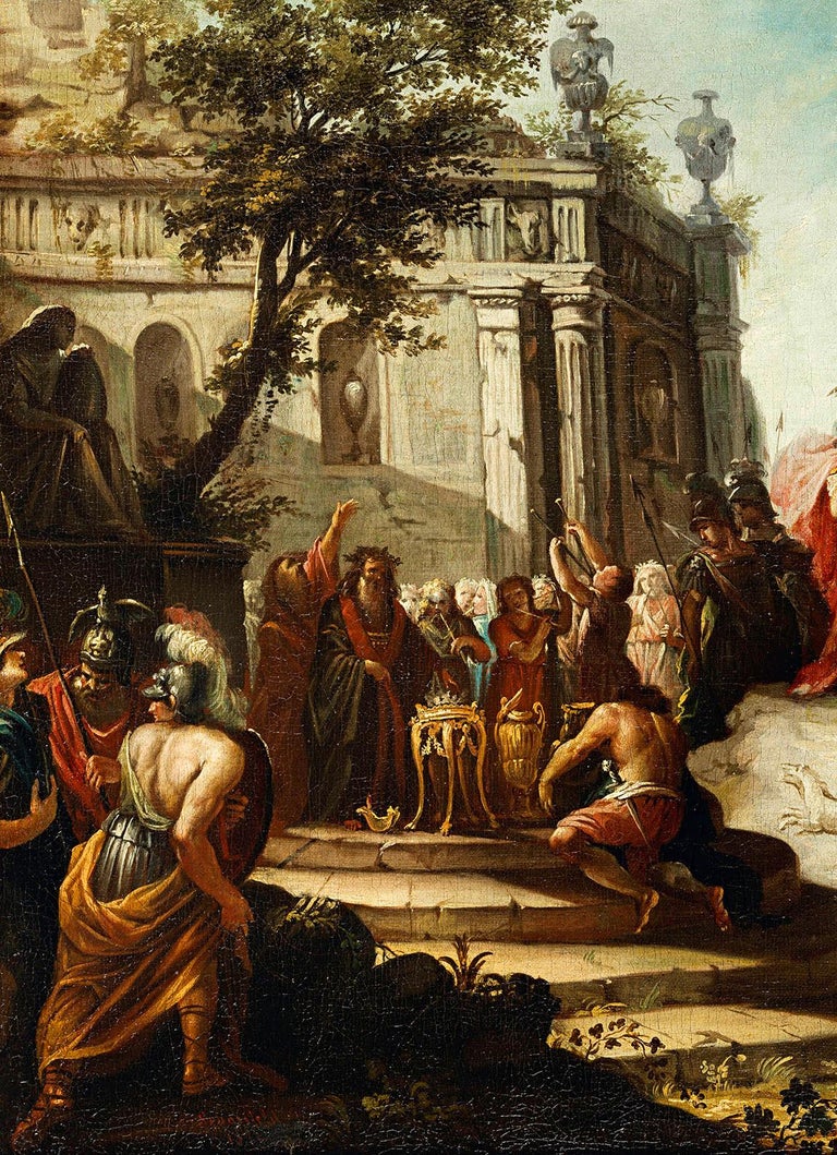 Johann Heinrich Schönfeld Alexander The Great At Achilles' Tomb