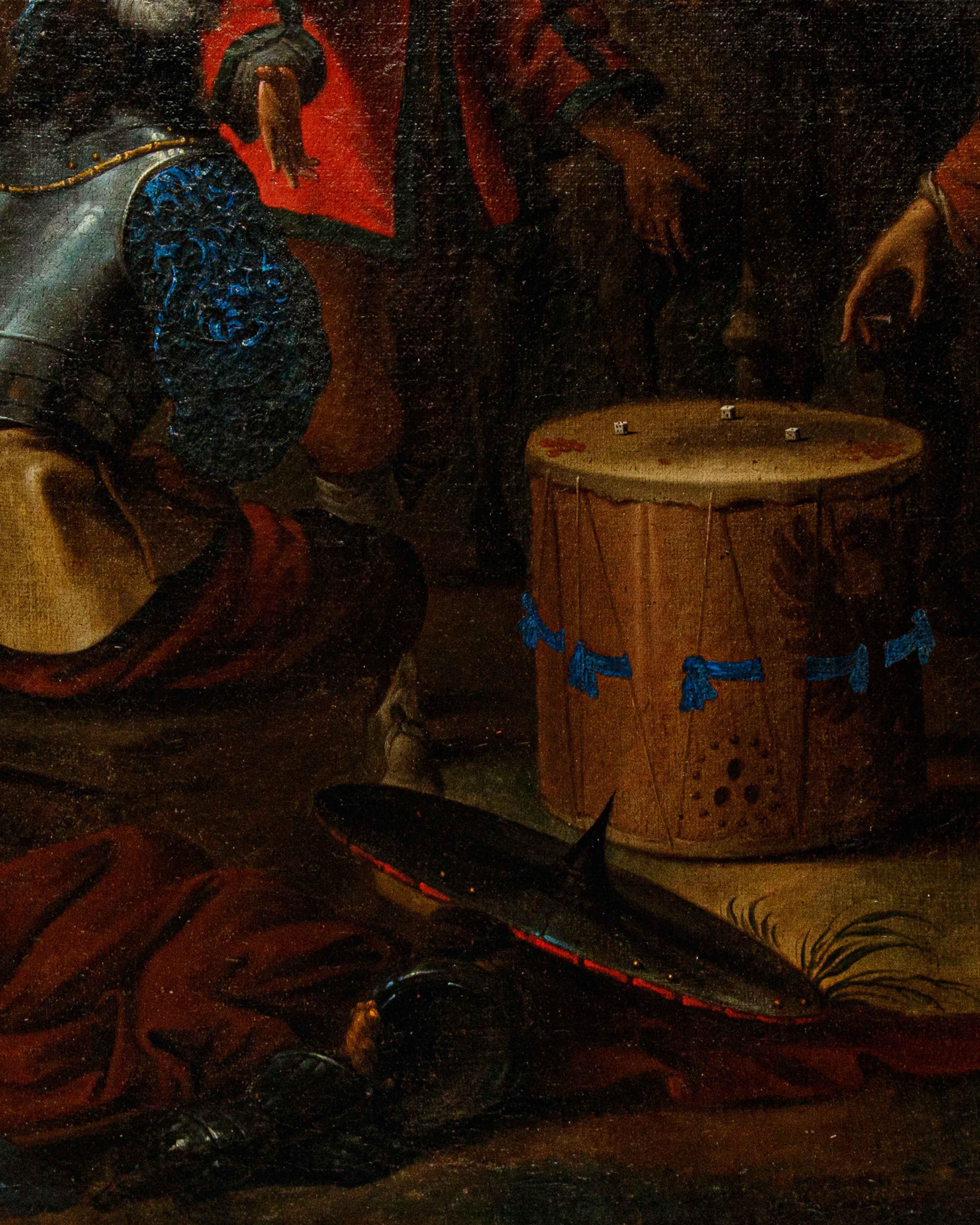 Pair of genre scenes attributed to Johann Heinrich Schönfeld For Sale 10