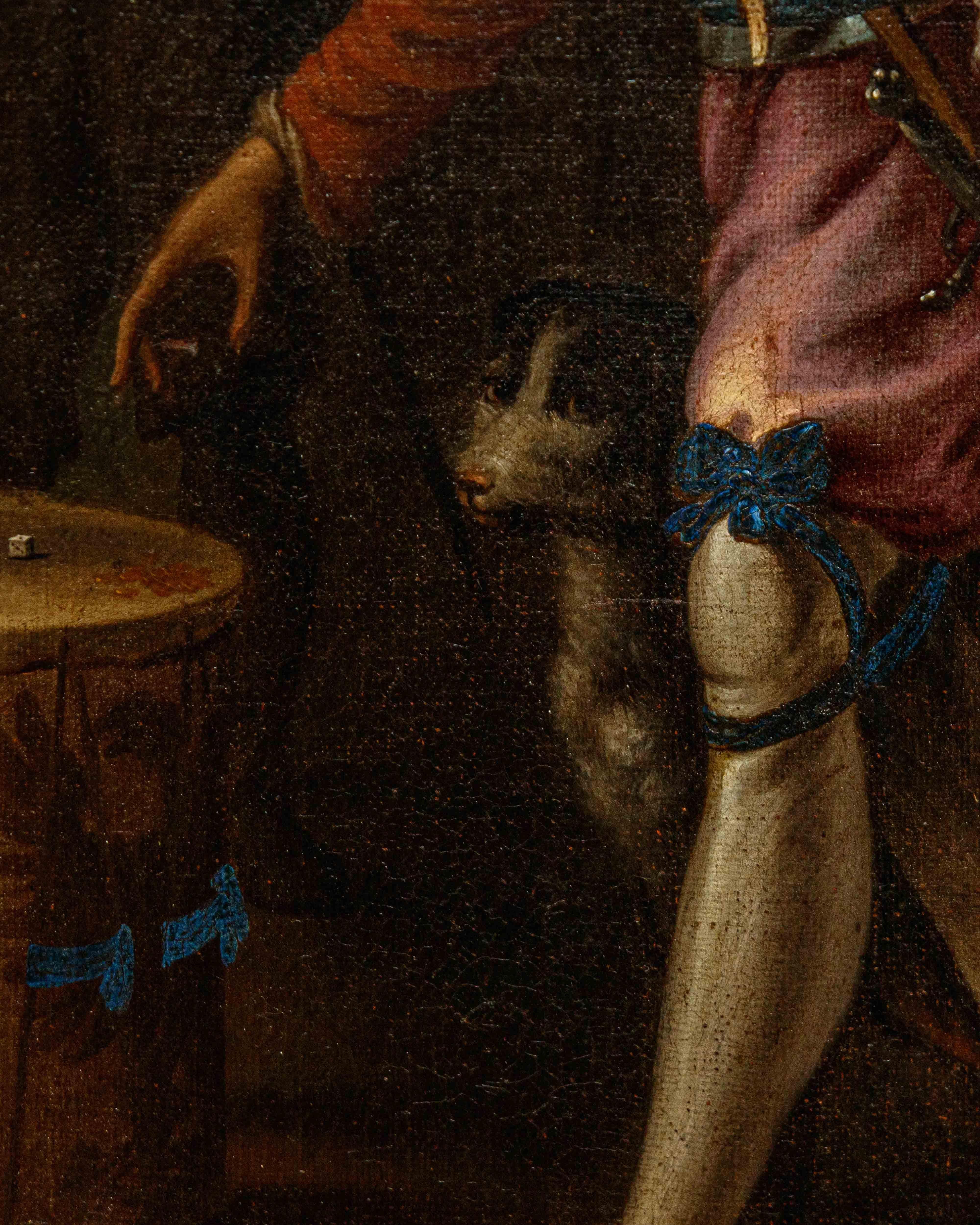 Pair of genre scenes attributed to Johann Heinrich Schönfeld For Sale 14