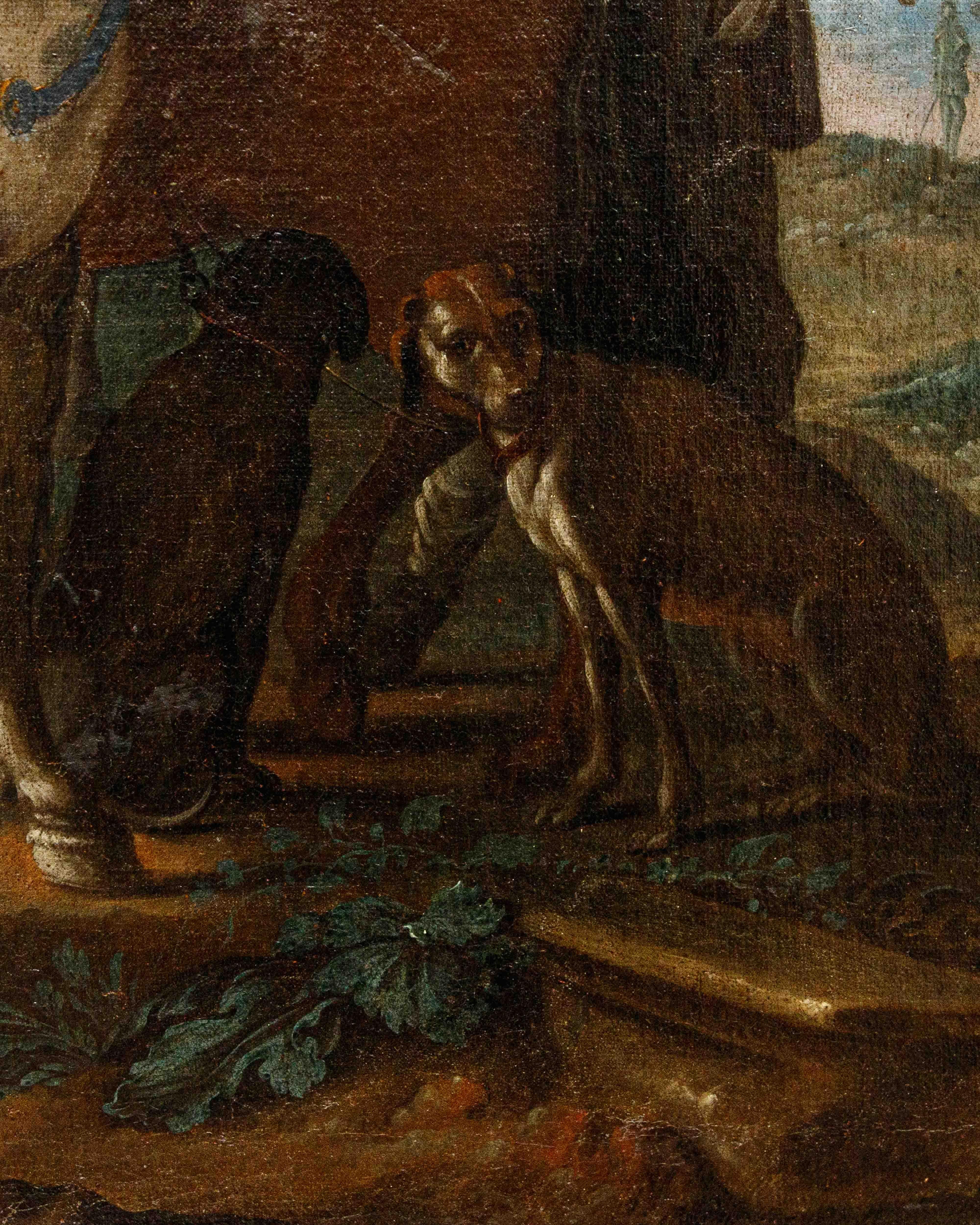 Pair of genre scenes attributed to Johann Heinrich Schönfeld For Sale 5