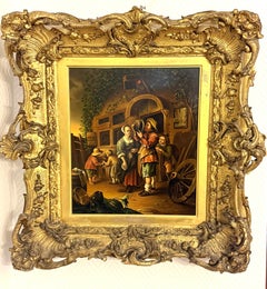 Manufaktur Johann Heinrich Stobwasse DUTCH GENRE SCENE
