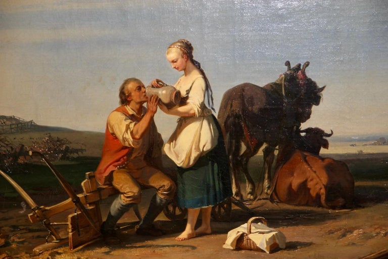 Johann Jakob Eberhardt Johann Jakob Eberhardt, 1850, Gemälde, Öl auf