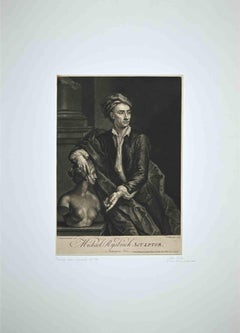 Portrait de Johann Kepezky - eau-forte de Johann Jakob Haid - 1734