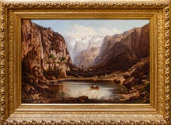 Johann Jungblut (1860 - 1912), Lago nelle Alpi