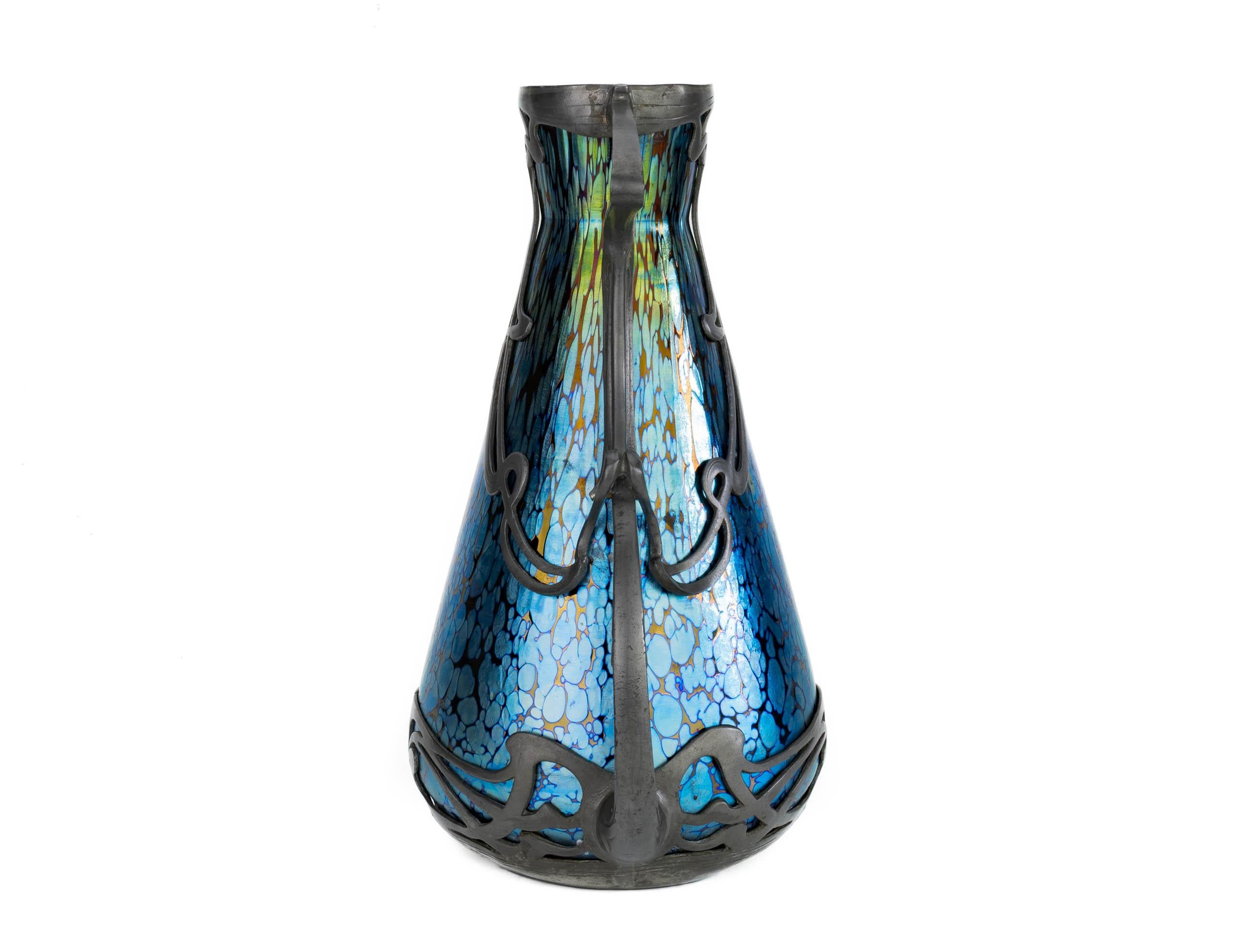 Johann Loetz Witwe - Boudon & Klähr, Paris, 1900 - Rubinpapillon (20. Jahrhundert)