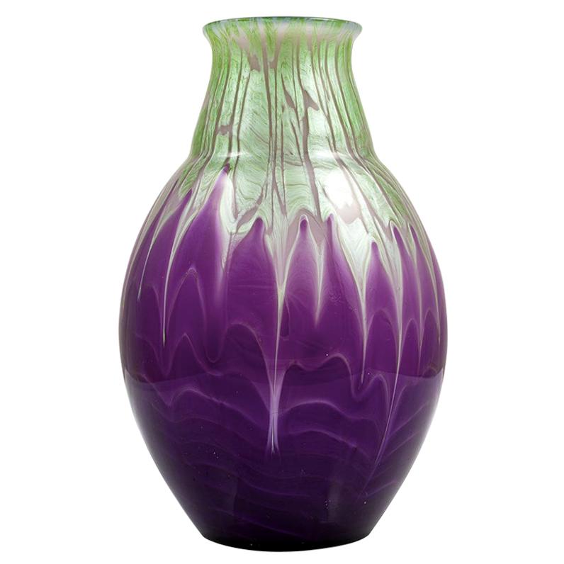 Johann Loetz-Witwe, Vase Decor Flamarion Violett, circa 1907