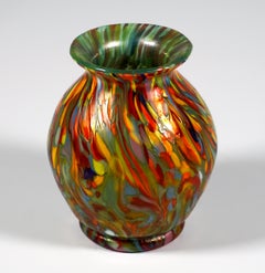 Johann Lötz Witwe Art Nouveau Vase, Execution 237, Bohemia, Austria 1925