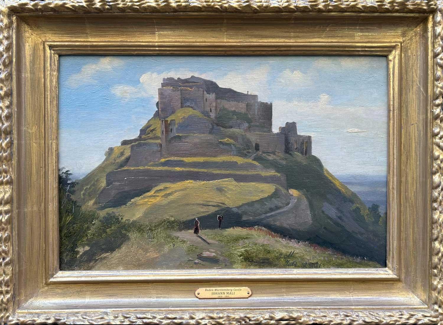 Château de Hochburg, Baden-Wurttemberg, 19e siècle Paysage allemand