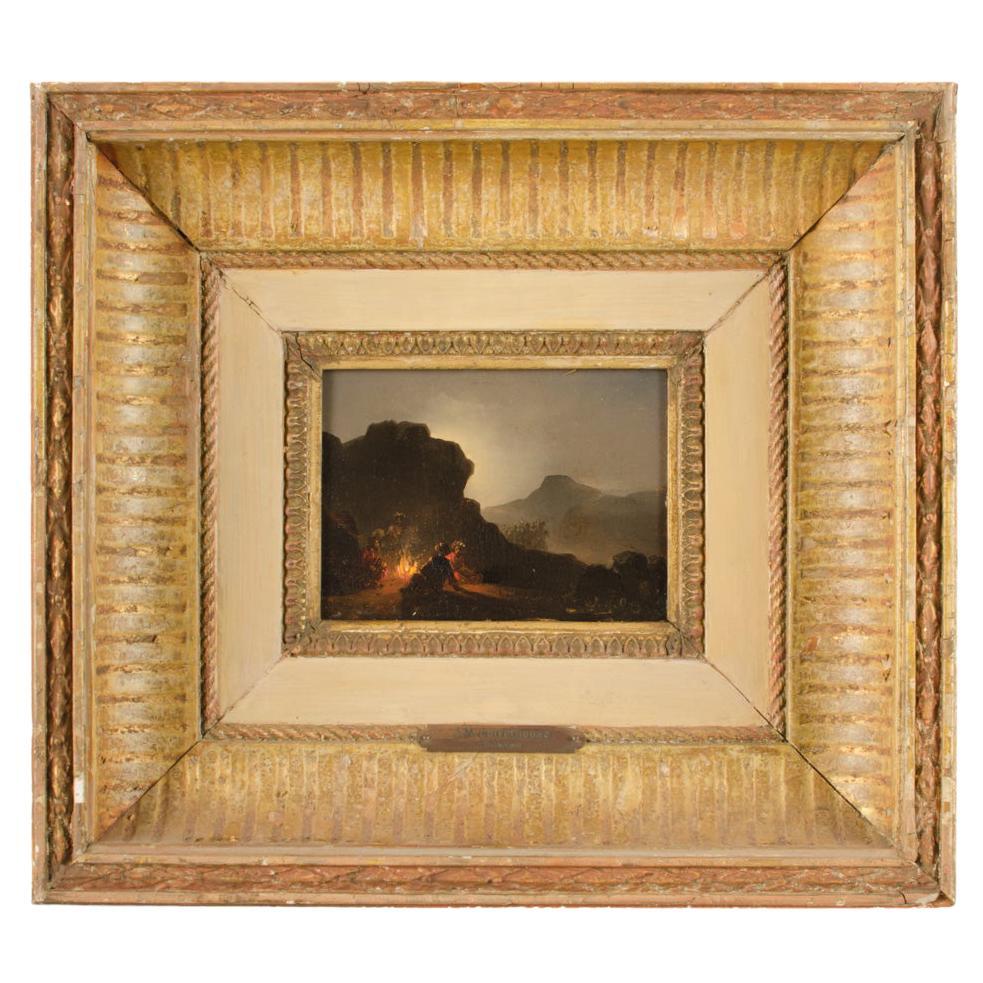 Johann Mongels Culverhouse, "Campfire" Painting For Sale