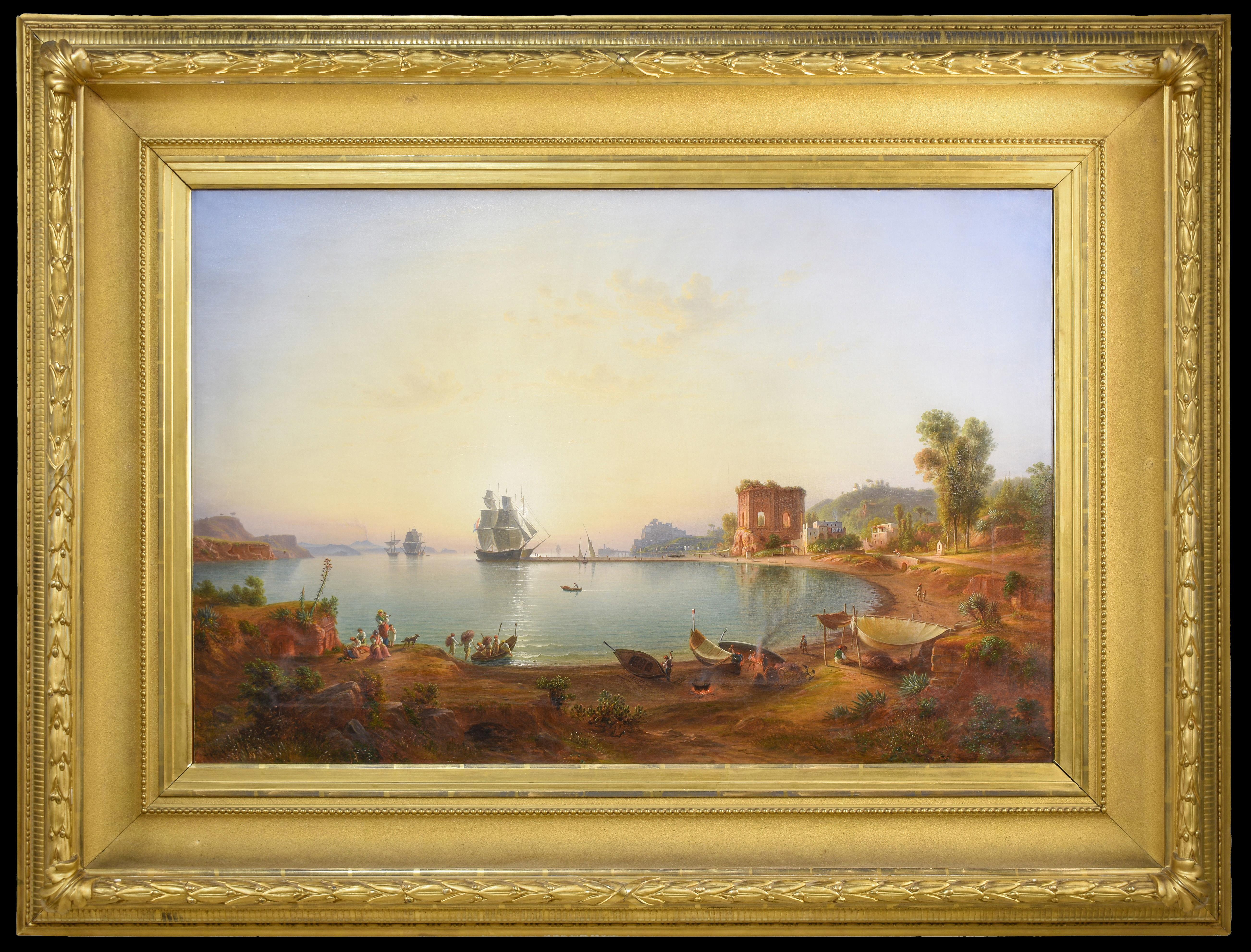Landscape near Naples with view of Vesuvius