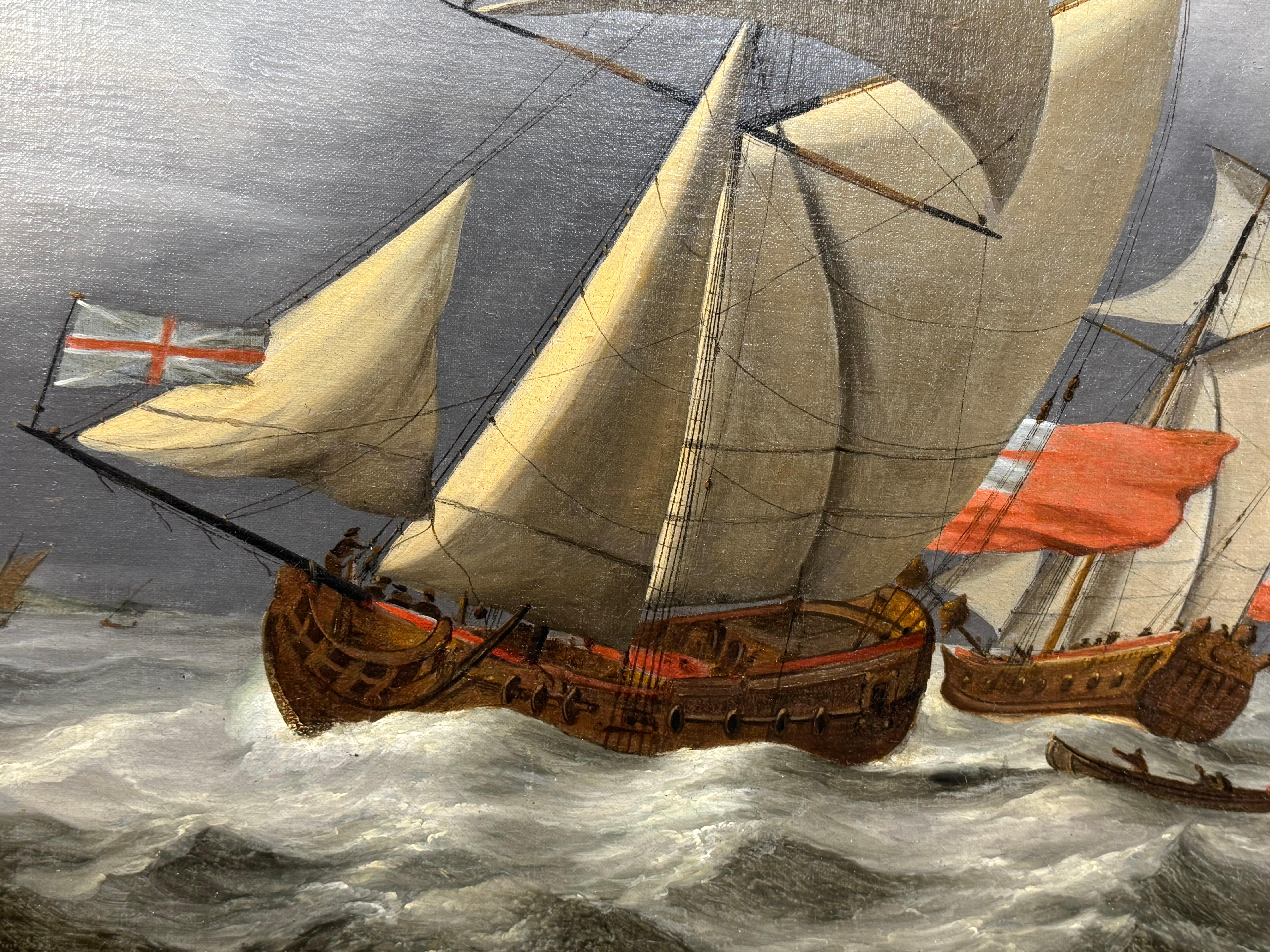 Johann van der Hagen (1676-1745)
Royal Yacht à gréement serré
Huile sur toile
Taille de la toile 30 x 25 in
Taille du cadre 37 x 32 in

Provenance : The Parker Gallery (a) Gallery.

Johann van der Hagen est un peintre néerlandais, né en 1676, dont
