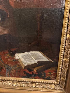 A Portrait of William Stackhouse 1720-71 full Length seated in an Interior