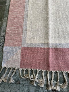 Johanna Ångström - Tappeto a trama piatta firmato, condizioni di zecca (166 x 232 cm)