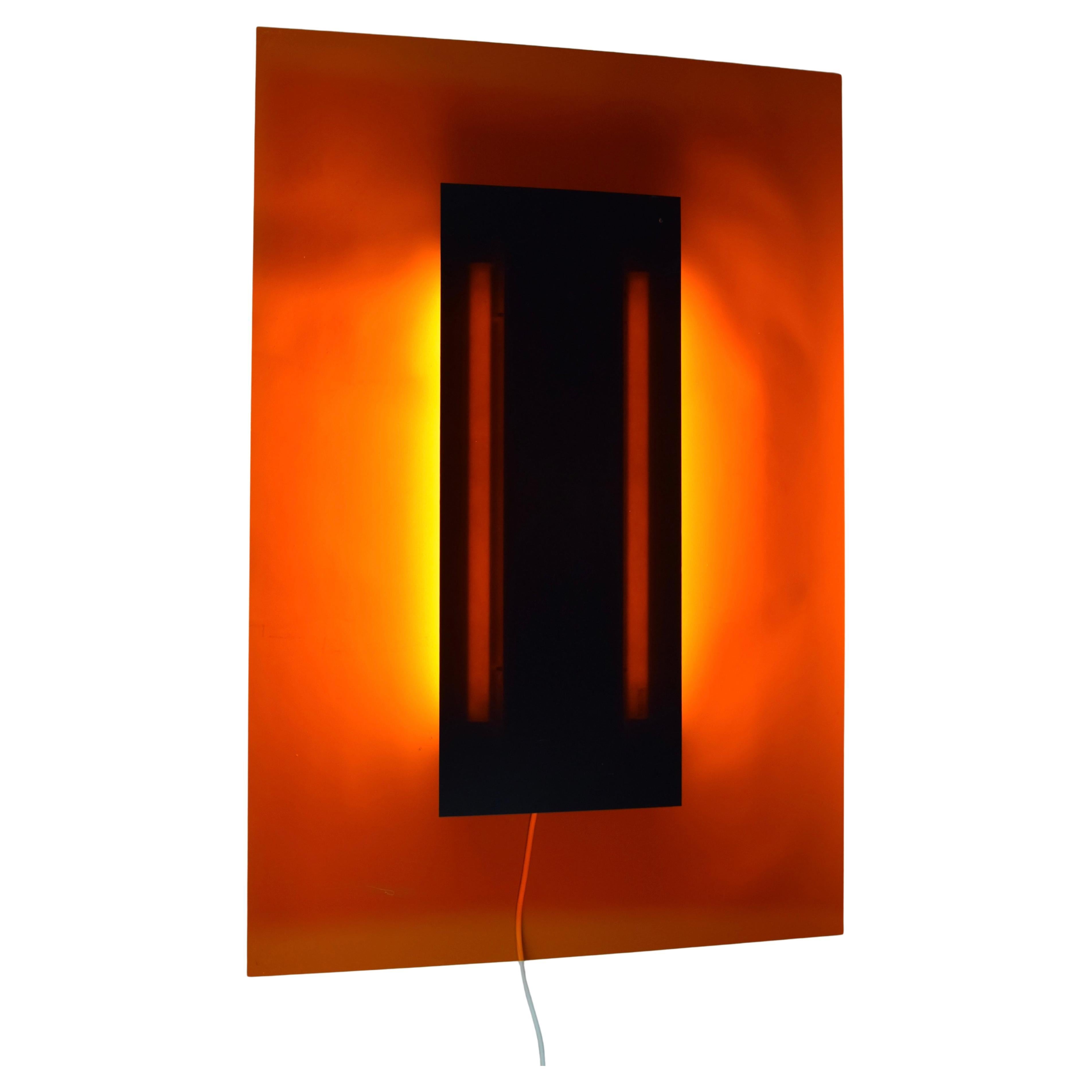 Johanna Grawunder, panneau de lumière sculptural, Italie, années 1980