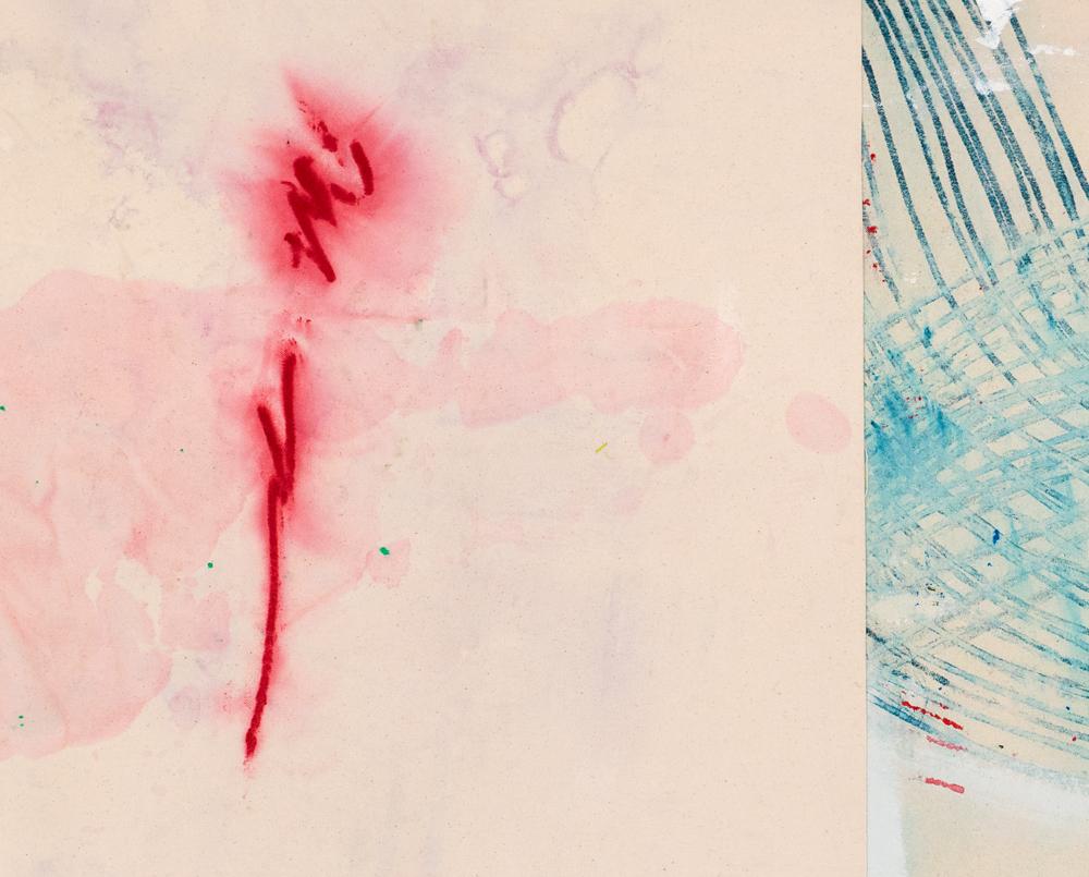 Segni d'amore (Pittura astratta) - Painting Astratto di Johanna Kestilä