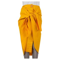 JOHANNA ORTIZ Fresh Lemon cotton Midi Skirt XS