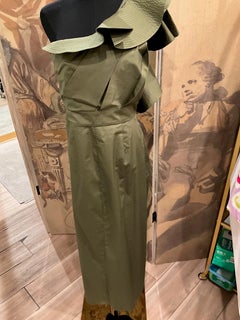 Vestito monospalla Johanna Ortiz Olive