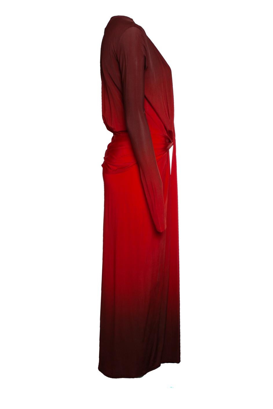 Johanna Ortiz, Vestido midi rojo mito de la selva en Excelente estado para la venta en AMSTERDAM, NL