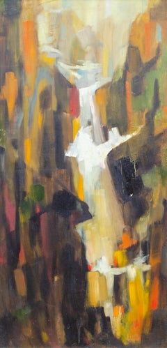 Colorful Abstract Waterfall by Johanna Secor