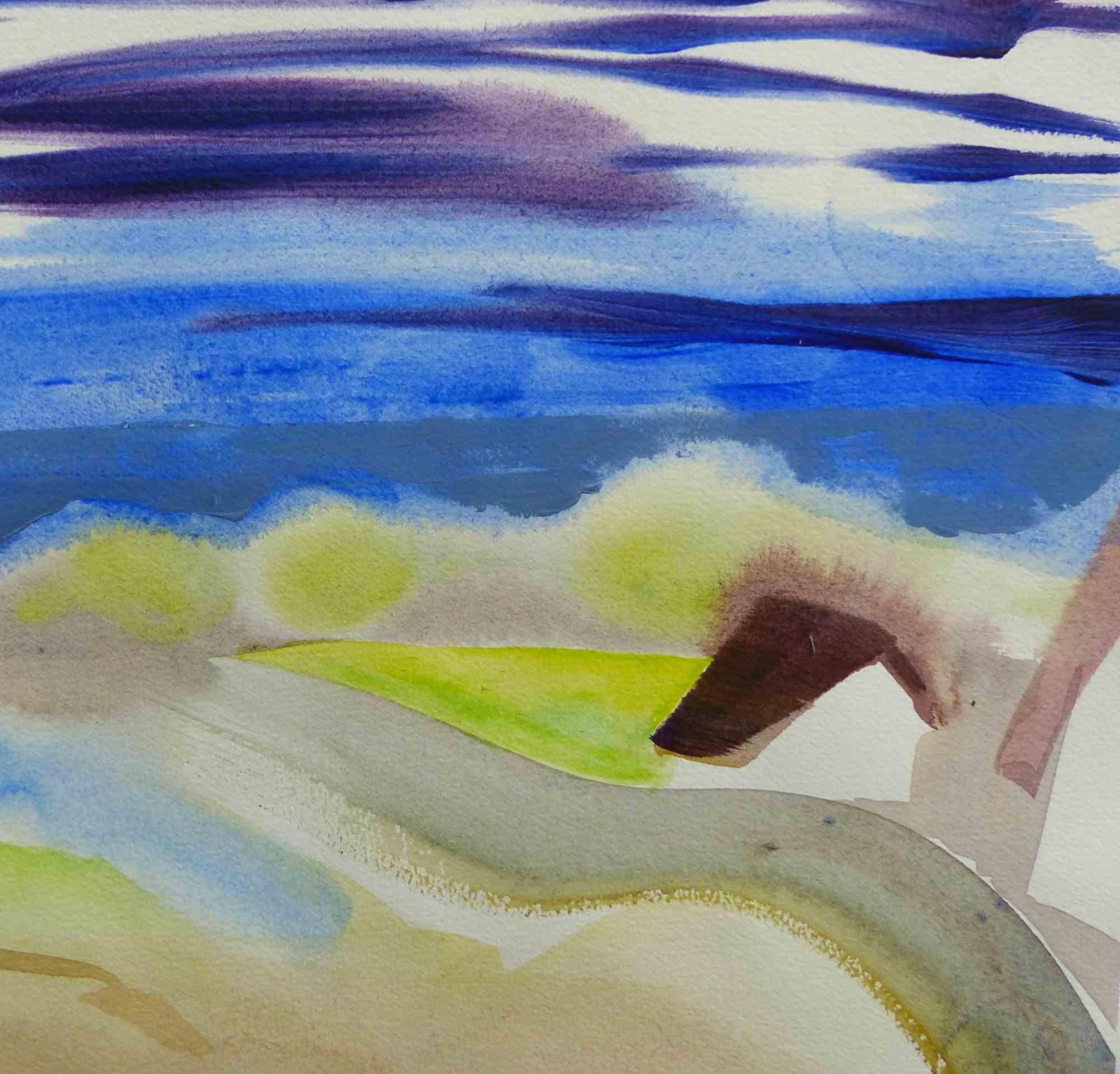Beach II - Painting by  Johanna Winkelgrund  - 2020 For Sale 1